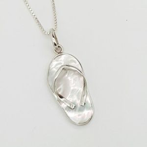 Mother Of Pearl Sandal Pendant